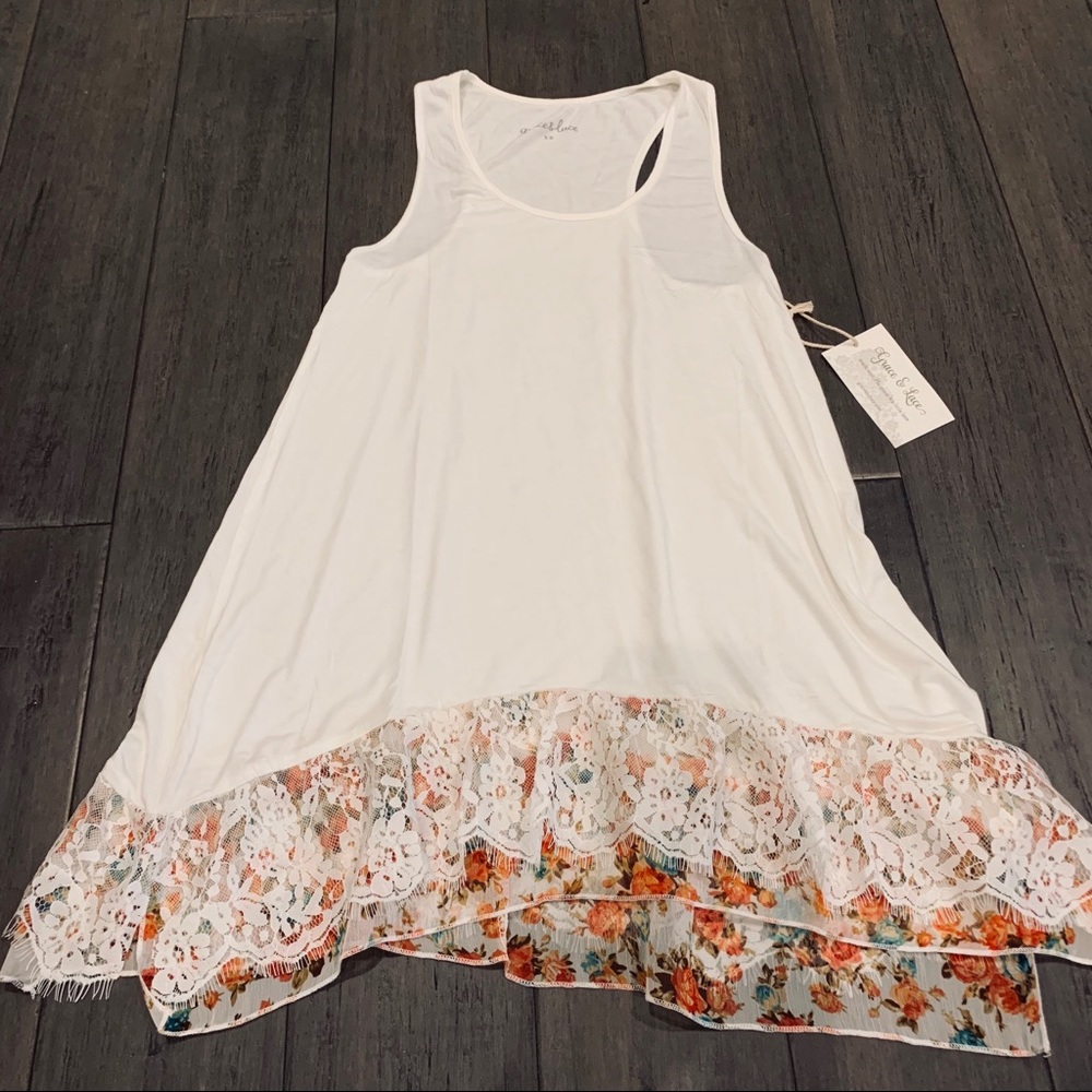 Grace and lace tank extender tank top 🌷